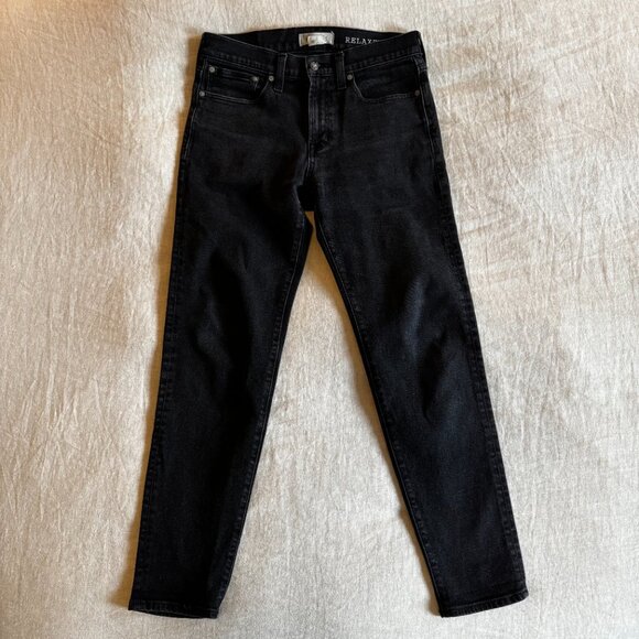Madewell Men's Relaxed Taper Jeans 30x32 Black - Picture 3 of 6